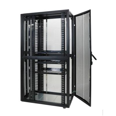 China SPCC steel LE 42U Cold Rolled High Quality Dimensions Server Rack Co-location Rack Mount Network Cabinet Fireproof Enclosure for sale