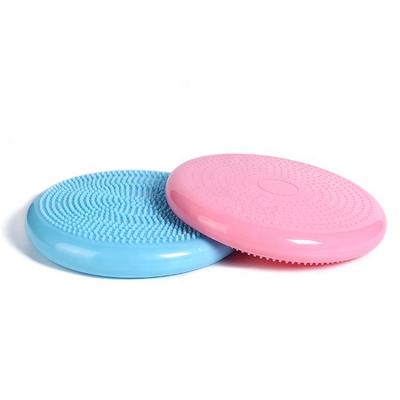 China Wholesale Point Massage Yoga Pilates Balance Air Core Inflatable Stability Pad Pad for Exercise Balance Cushion for sale