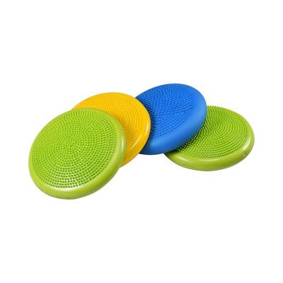 China Point Massage PVC Stability Shimmy Flexible Seating Inflatable Cushion Wave Seat Extra Thick Core Balance Disc for sale