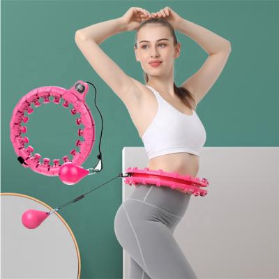 China Weighed; smart; New Technology Adjustable Fitness Massage Portable Magnetic Polynesian Dance Smart Circles Automatically With Exercise Ball for sale