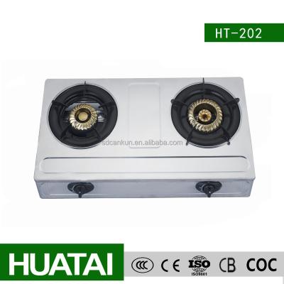 Κίνα 2 Burners Protable Stainless Steel Gas Stove 1pcs for sample & 100pcs for order προς πώληση