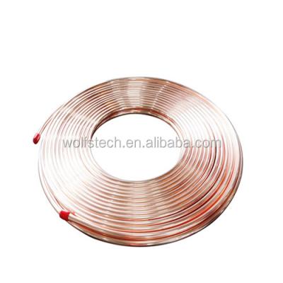 China Condition Or Air Cooler 1/4 Inch Air Conditioner Pancake Coil Copper Pipe 6.35*0.7mm Copper Tube for sale