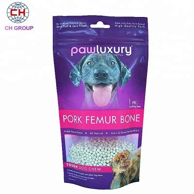 中国 Top Resealable Plastic Pet Dog treats cat Food Pouch Packaging Bag with zipper sombrero hang hole 販売のため