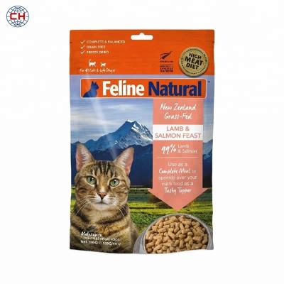 Chine Most popular PET AL PE laminated printed plastic zipper bags for cat food à vendre