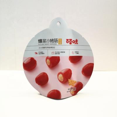 China Special shaped outer pouch for snack roast sausage for sale