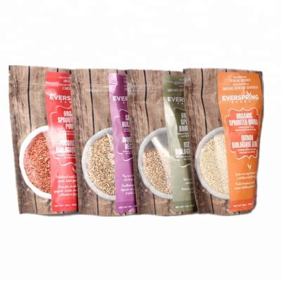 China Plastic bags with own logo zipper stand up pouch for dried food bag for sale