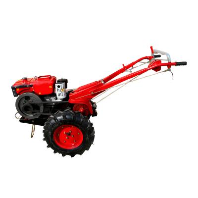 China 12HP 15HP 18HP 20HP Farmland Hand Walking Tractor With Rotary Tiller for sale