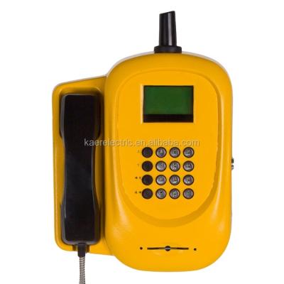 China Make Calls Outdoor Wall Mounted Destructive Anti GSM Fixed Cordless Phone for sale