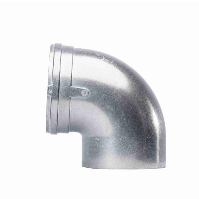 China Machinery Parts Adjustable Pipe Fitting Connector Elbow Die Cast Aluminum Alloy for sale