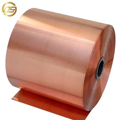 China High Tensile Strength China C11000 C10100 C1220 of-Cu Tu2 Red Copper Strip Coil 3mm Cu-ETP Cu-Dhp T2 Tp2 Mirror Copper Coil for sale