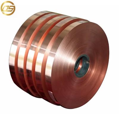 China High Tensile Strength High Quality 99.5% 99.7% 99.9% red copper strip coil for sale