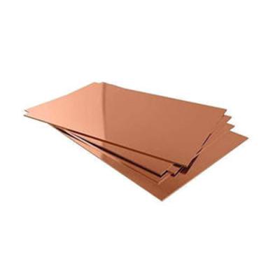 China Thickness 1mm 2mm 3mm 4mm 5mm Industrial Copper Plate Copper Sheet Red Copper Price Per Kg for sale