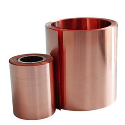 China High Quality Hot Selling Electronic Red Copper Aluminum C17200 QBe2 Thickness Copper Strip Coil 0.1-3.0mm for sale