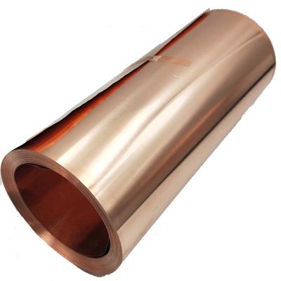 China Sheet Coil Price 99% Industrial Copper Coil C10100 C10200 C10300 Pure Copper Plates for sale