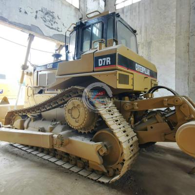 China Machinery Repair Shops Japan Second Hand Pushdozer Crawler Earthmover Machine Caterpillar D7R Used Bulldozer for sale