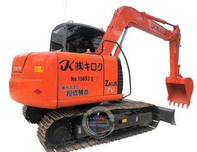 China Japanese Used Machinery Repair Shops Hitachi Excavator 7 Ton Small Mini Crawler Excavator Hitachi ZAX70 ZX60 Used Hitachi Excavator for sale