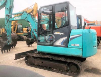 China Used Kobelco Machinery Repair Shops SK60-8 Small 8ton Used Kobelco Excavator for sale