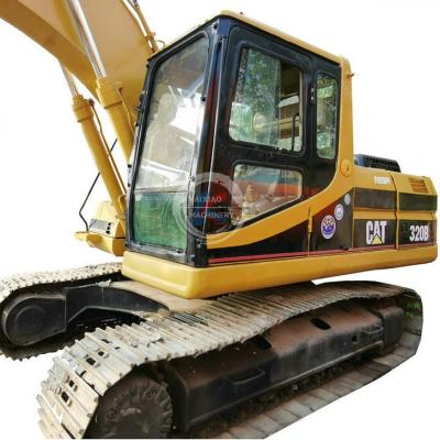 China backhoe felling machine cat 320B digger 20 ton used excavators 1m² ³ for sale