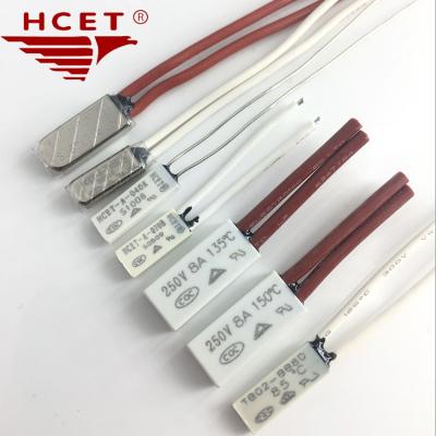 China Hcet-a / tb02-bb8d Motor Tubular Motor Temperature Control Switch Tubular Metal Casing for sale