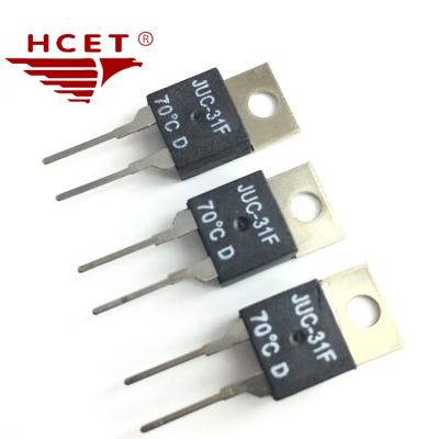 China JUC31F 70CD Circuit Board Electronic Normally Closed Micro Thermal Switch For PCB Board 30V DC 120V 240VAC for sale