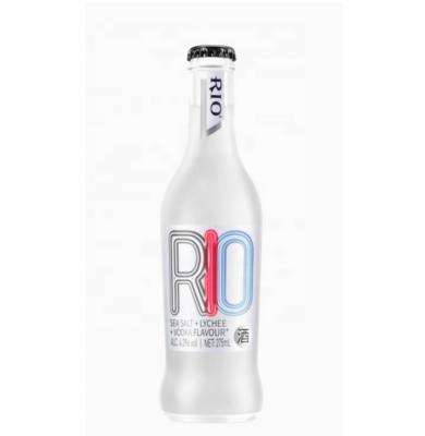 China RIO CHINA TOPS cocktail fruit drinks alcoholic flavor bottles vodka lychee salt sea wine drinks family party bar 275ml 275ml for sale