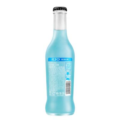 China Innovative Party Product For Sale Frostproof Whiskey Cocktail Glass Alc.4.2%Vol 275ml Rui Ao Blue Rose Flavor With Crown for sale