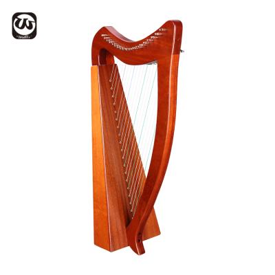 China Walter OEM Harp 19 Mahogany Strings, High Quality Mini Harp Lyre Harp with Free Harp Bag, Musical Instrument for New Beginners Player for sale