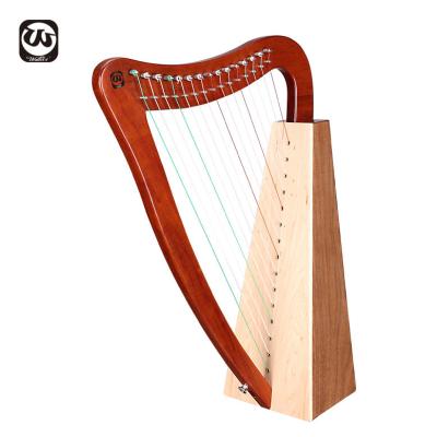 China Walter Custom Design New Arrival 15 Strings Lever Harp Lyre Harp 15 Strings for Beginners and PRO for sale