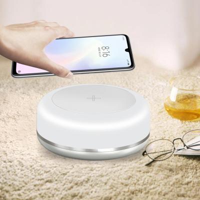 China Dropshipping Mini Modern Plastic Dc ABS Touch Color Smart Home Lamp 15W Phone Charging Magic LED Desk Lamp Mood Lamp for sale