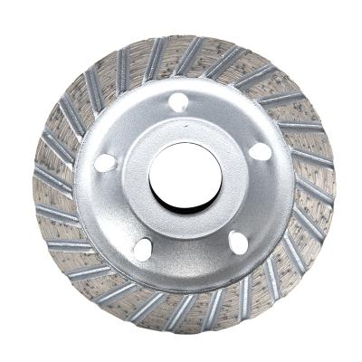 China 80mm Diamond Turbo Row Cup Deburring Grinding Wheel For Concrete Masonry Granite Marble for sale