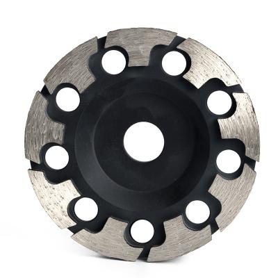 China 125mm Deburring Diamond T Type Cup Wheel For Granite-Fast Cup Wheel For Stone Grinding for sale