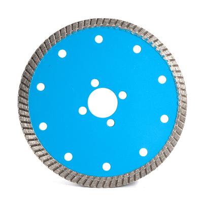 China 65MN 125mm high speed cutting circular turbo diamond saw blade for cutting concrete granite marble for sale