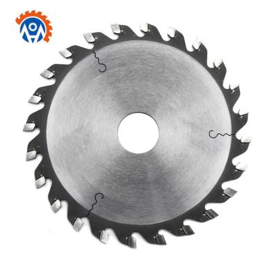 China Woodworking Blade 75Cr1 Thick 24t Single Disc Scoring Saw Blade 20/22mm for sale