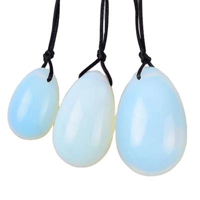 China Hot Opal Yoni Egg Set Crystal Yoni Stone Jade Kegel Exercise Tool Natural Ore Amazon Sale Kegel Exerciser For Women Health for sale