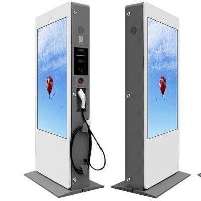 China Stand Alone Waterproof Outdoor LCD Display Electric Vehicle Charging Stations Lirsen0043 for sale