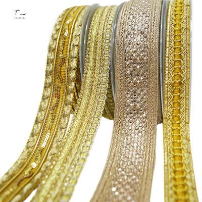 China OEM and ODM Viable Accessories Lace Trim Fringe Lace Strap Trim Customized Size for sale