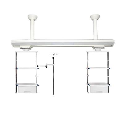 China Aluminum Alloy Bridge Medical Ceiling Surgical Pendant System For Intensive Care Units for sale