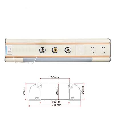 China BH-CTR001 Nursing Bedroom Bed Head Unit Gas Equipments Medical Bed Head Panel for sale