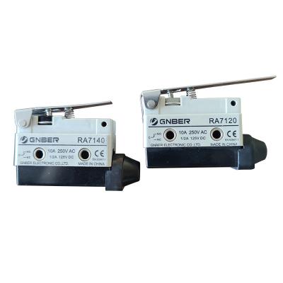 China RA Microswitch Economical Practical Limit Switch Short and High Joint Lever Type RA140 for sale