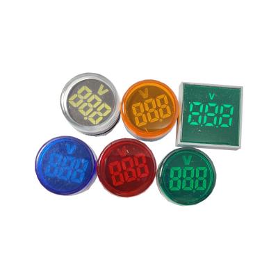 China Plastic Sell Well New Type Led Lamp Mini Indicator Digital Voltmeter Ammeter for sale