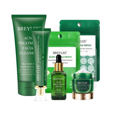 China Acne Pimple Treatment BREYLEE Tea Tree Oil Acne Concealer Acne Cream Treatment Serum Face Wash Hydrocolloid for sale