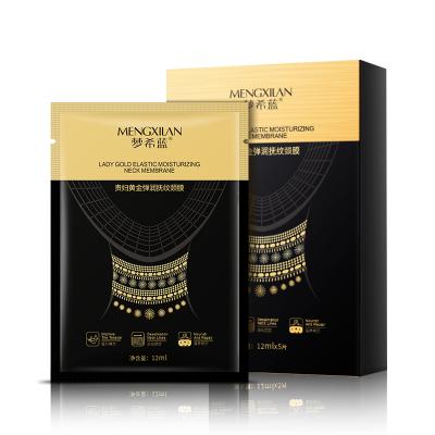 China OEM ODM Private Label Neck Care Mask Facial Moisturizer Moisturizer Neck Firming Anti Wrinkle Anti Aging Neck Sheet Mask for sale