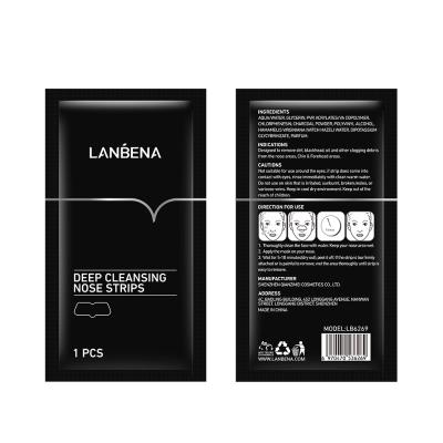 China LANBENA Moisturizer Moisturizer Charcoal Bamboo Nose Peeling Blackhead Mask 5g for sale