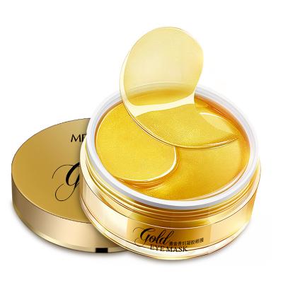 China Hot Selling Anti Aging Private Label Crystal Collagen 24k Gold Anti Wrinkle Circles Eye Powder Dark Dark Mask Skin Care for sale