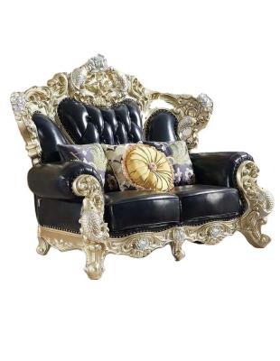 China French European Classic Carved Royal Solid Wood Flower Living Room Sofa Set for sale