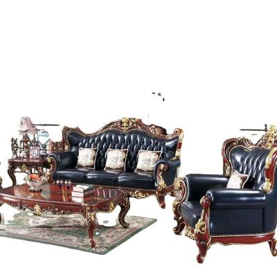 China French Hot Sale European Style Solid Wood Royal Sofa Set for sale