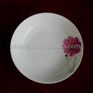 China Sustainable Ceramic Simple Cheap Pasta Dish for sale