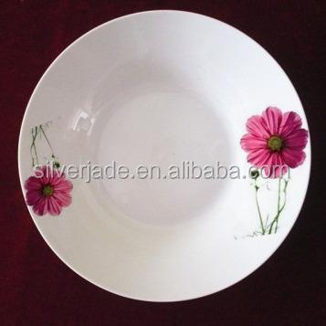 China Viable Round Soup Dish Porcelain Dishes for sale