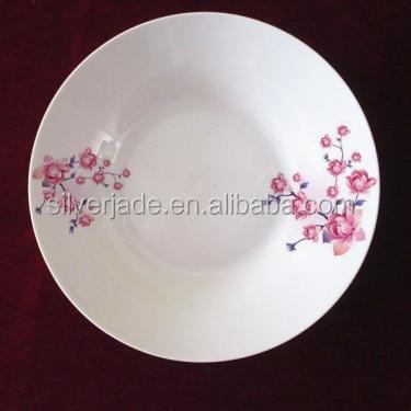 China Soup dish serving sustainable rose flower design for sale