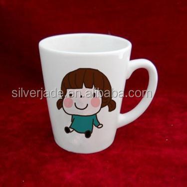 China Sustainable cartoon china mug for girl for sale